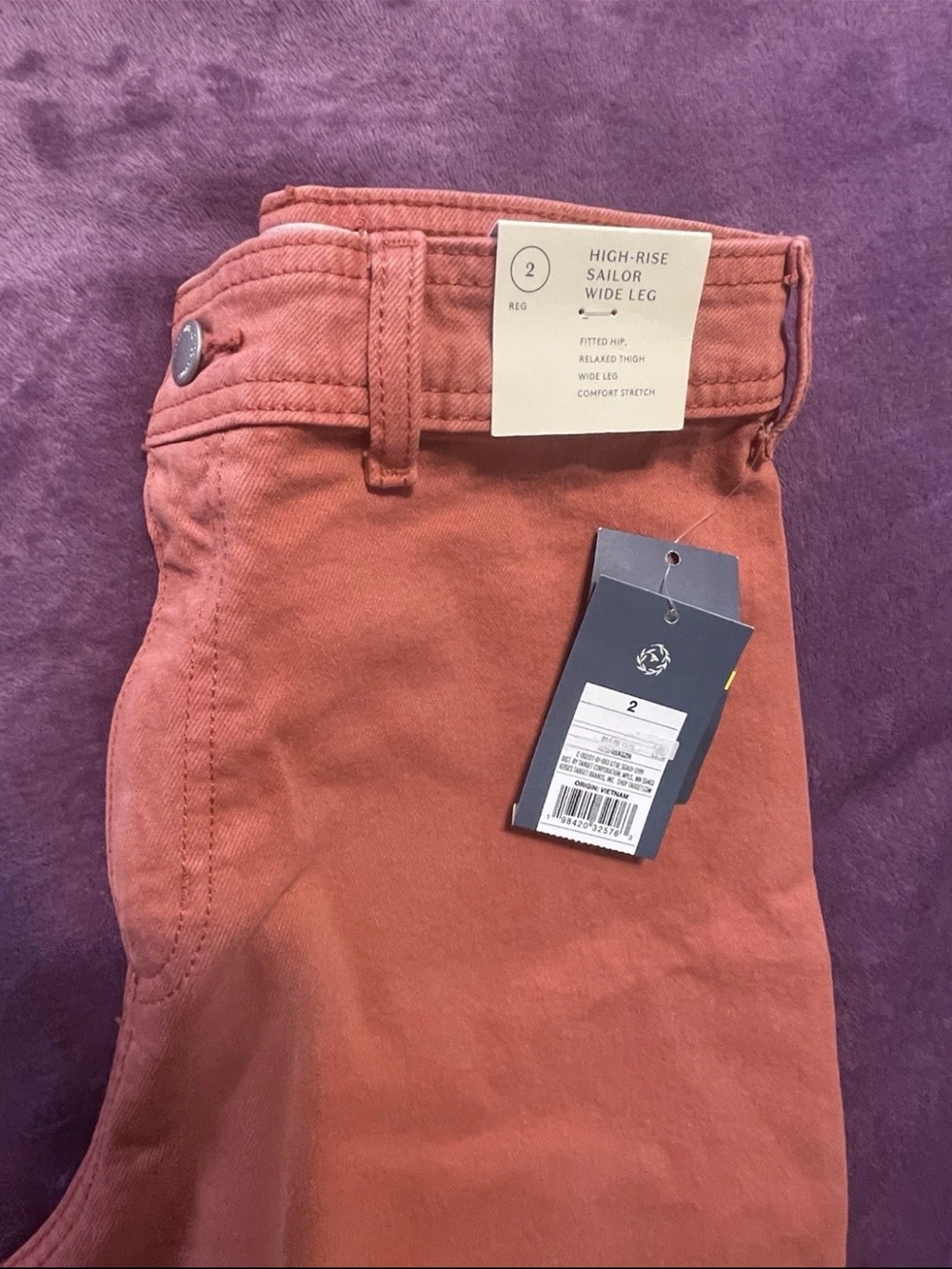 Universal Thread High-Rise Wide Leg Jeans - Rust